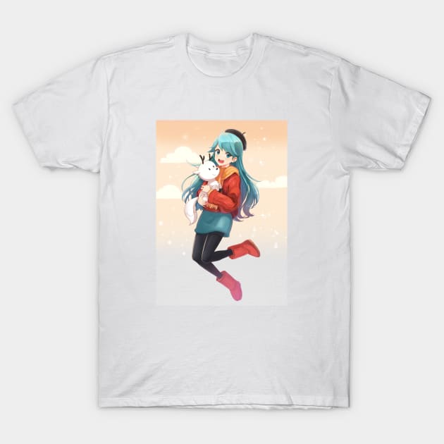 Hilda in Anime world T-Shirt by mikmix